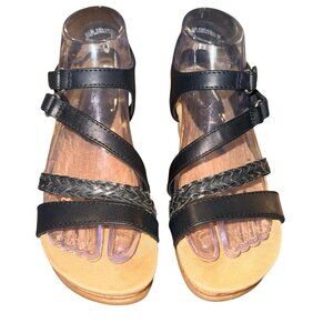 Baretraps Sandals Womens 6.5 M Strappy Comfort Insole Leather Finna Wedge Shoes